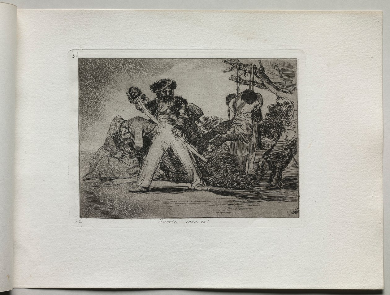 Rampen van de Oorlog: Dat is Zwaar, 1810-1820 door Francisco de Goya