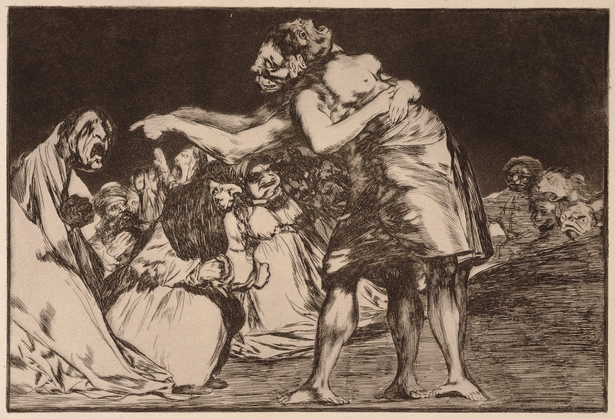 Disorderly Folly (Disparate desordenado), uit de serie Los Disparates door Francisco de Goya