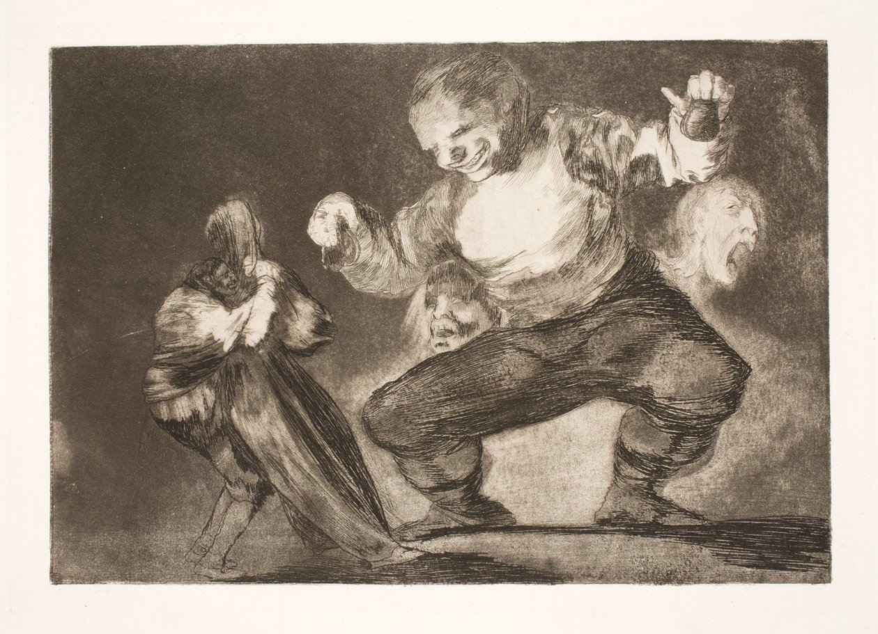 Dwaas (Na ondeugd komt onkuisheid) door Francisco de Goya