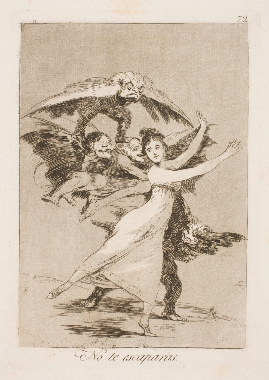 Je ontsnapt niet aan ons door Francisco de Goya