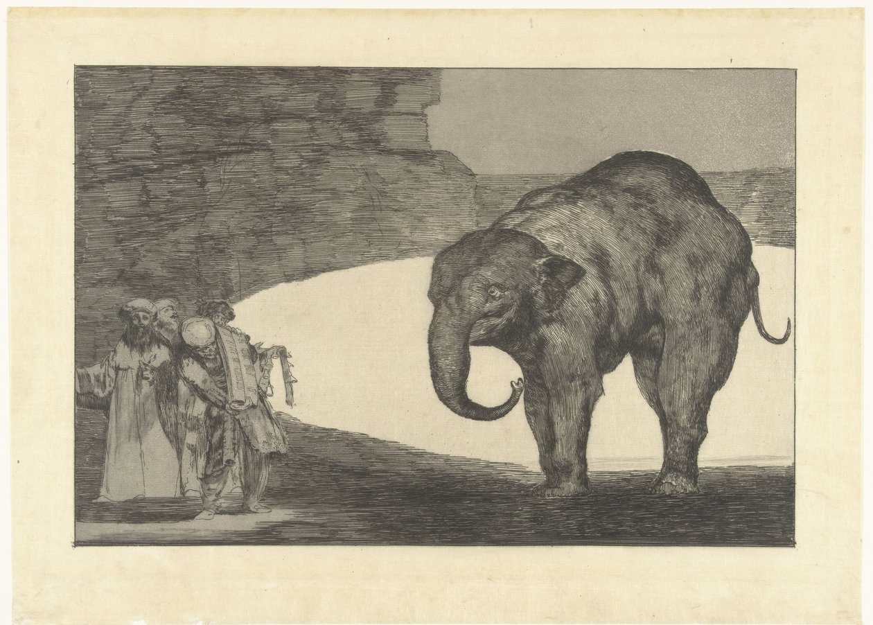 Dwaasheid van het beest door Francisco de Goya