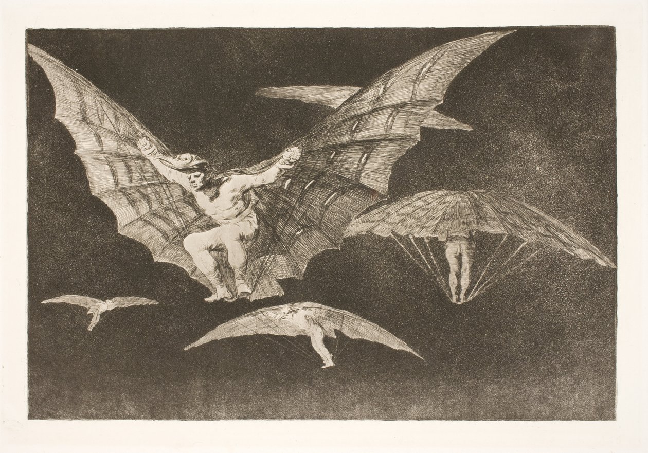 Een manier om te vliegen (Waar een wil is, is een weg) door Francisco de Goya