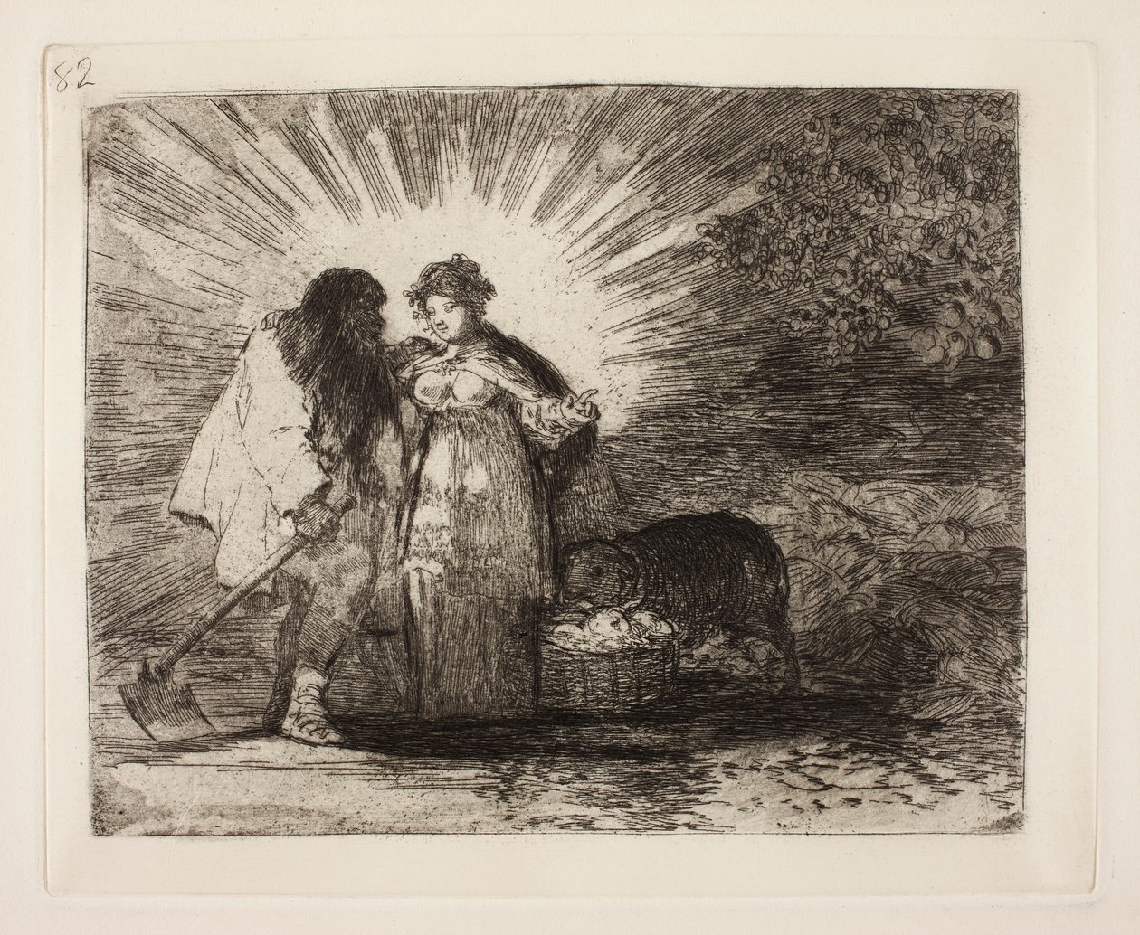 Los desastres de la guerra, plaat nr. 82 door Francisco de Goya