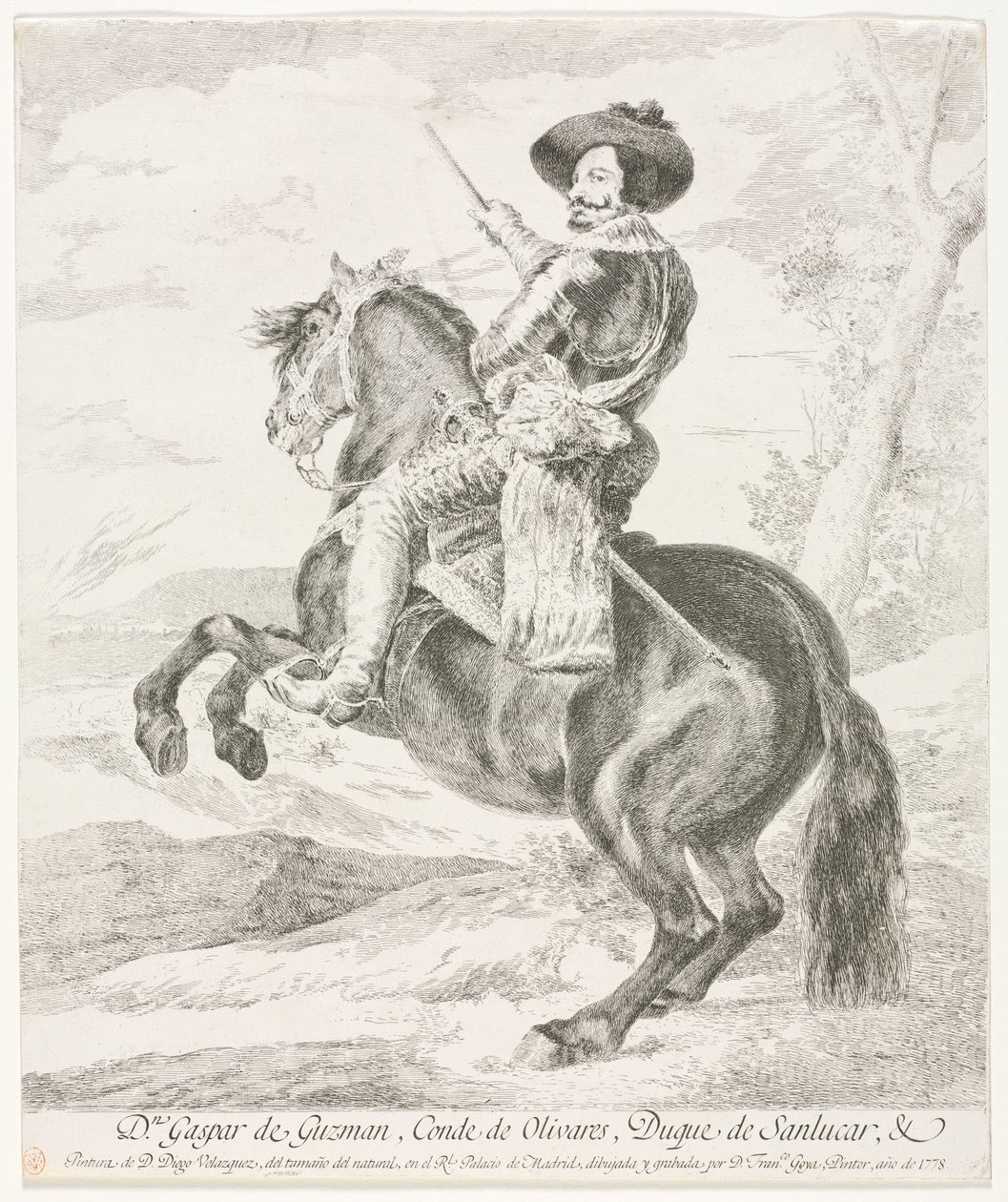Gaspar de Guzman, 1778 door Francisco de Goya