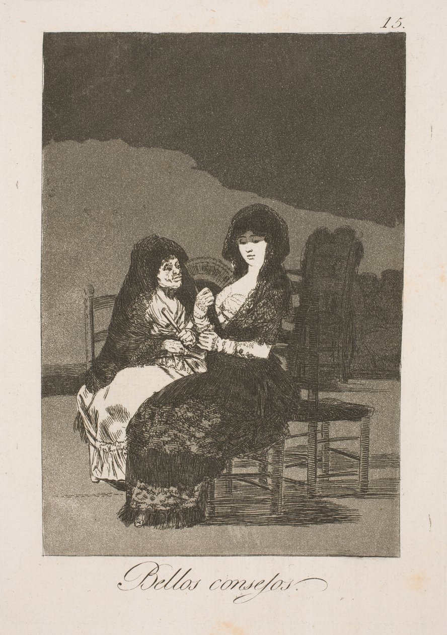 Goede raad door Francisco de Goya