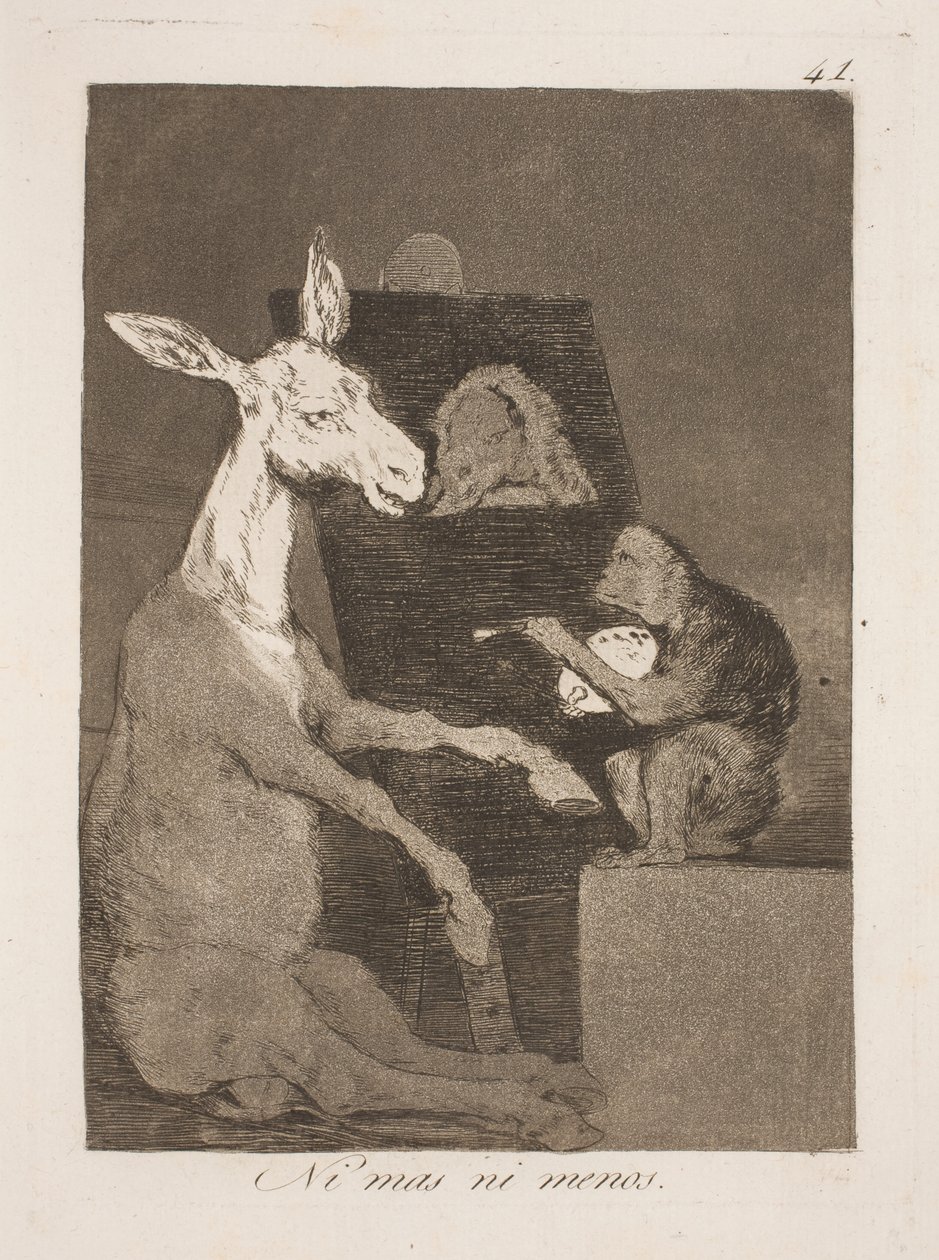 Noch meer noch minder door Francisco de Goya