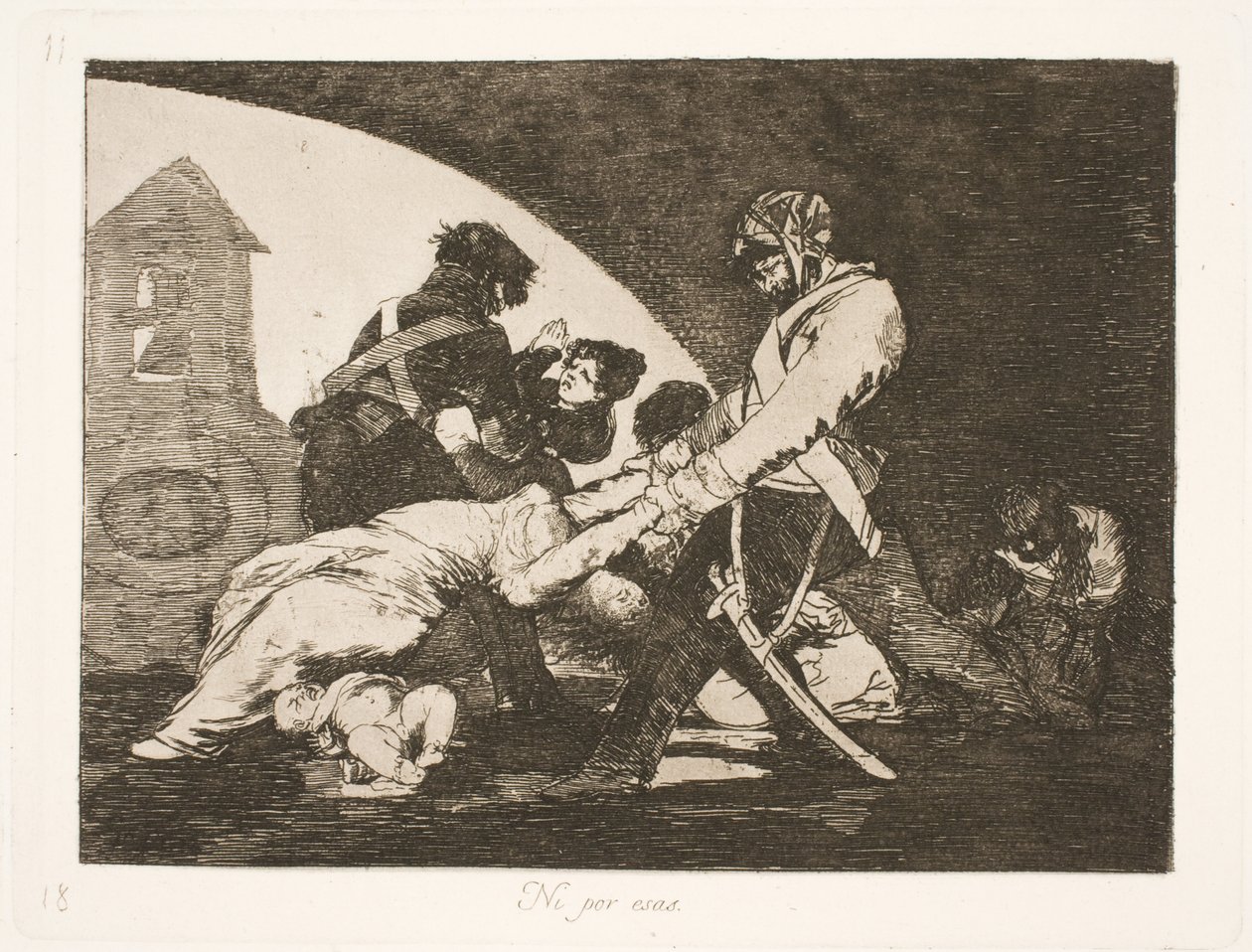 Niet van hen (11) door Francisco de Goya