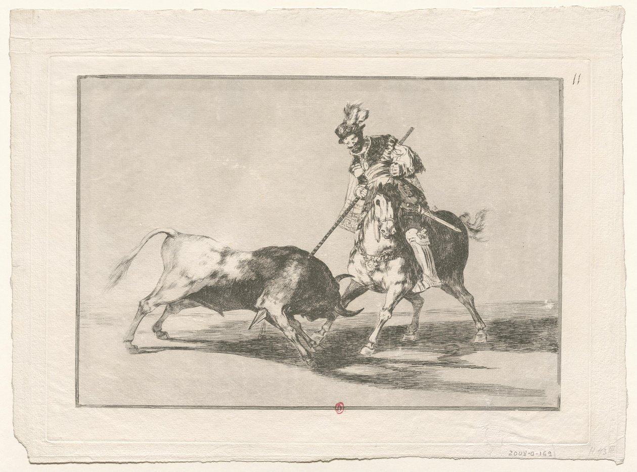 De stierenvechtkunst, nr. 11 door Francisco de Goya
