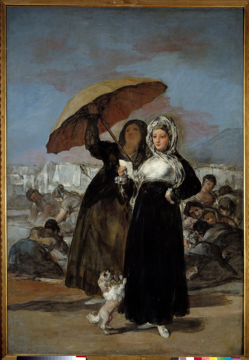 La lettre ou les jeunes (1814) door Francisco de Goya