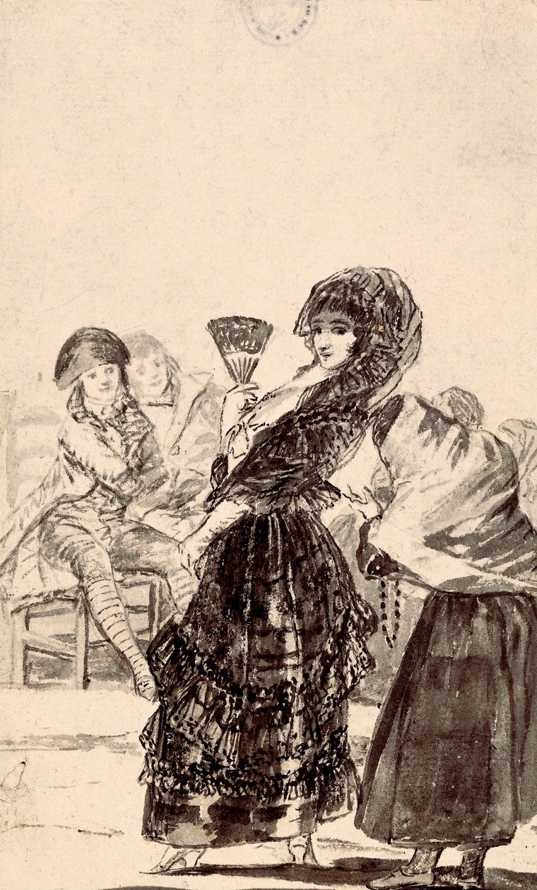 Los caprichos: "Moge God haar vergeven, ze was haar moeder" door Francisco de Goya