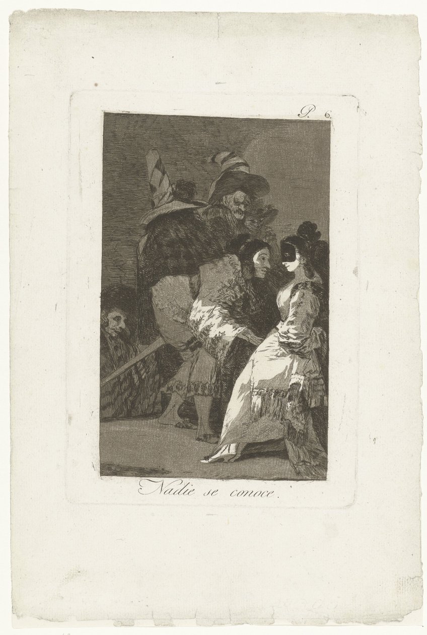 Niemand kent zichzelf door Francisco de Goya
