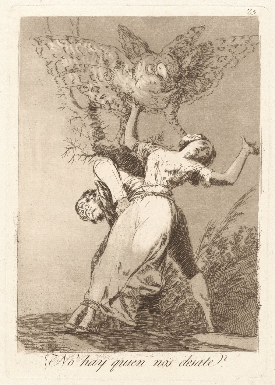 Kan niemand ons losmaken? door Francisco de Goya