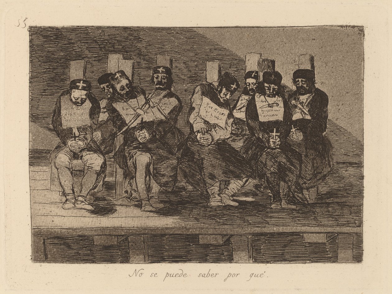 Men kan niet weten waarom door Francisco de Goya