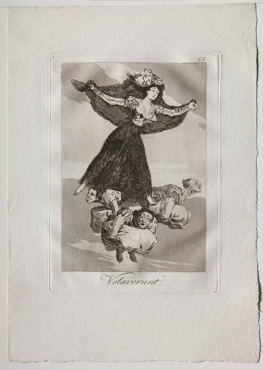 Ochenta Caprichos: Volaverunt door Francisco de Goya