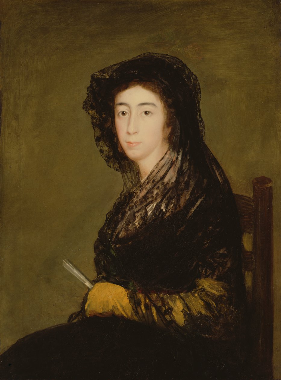 Portret van Dona Amalia Bonells de Costa, c.1805 door Francisco de Goya