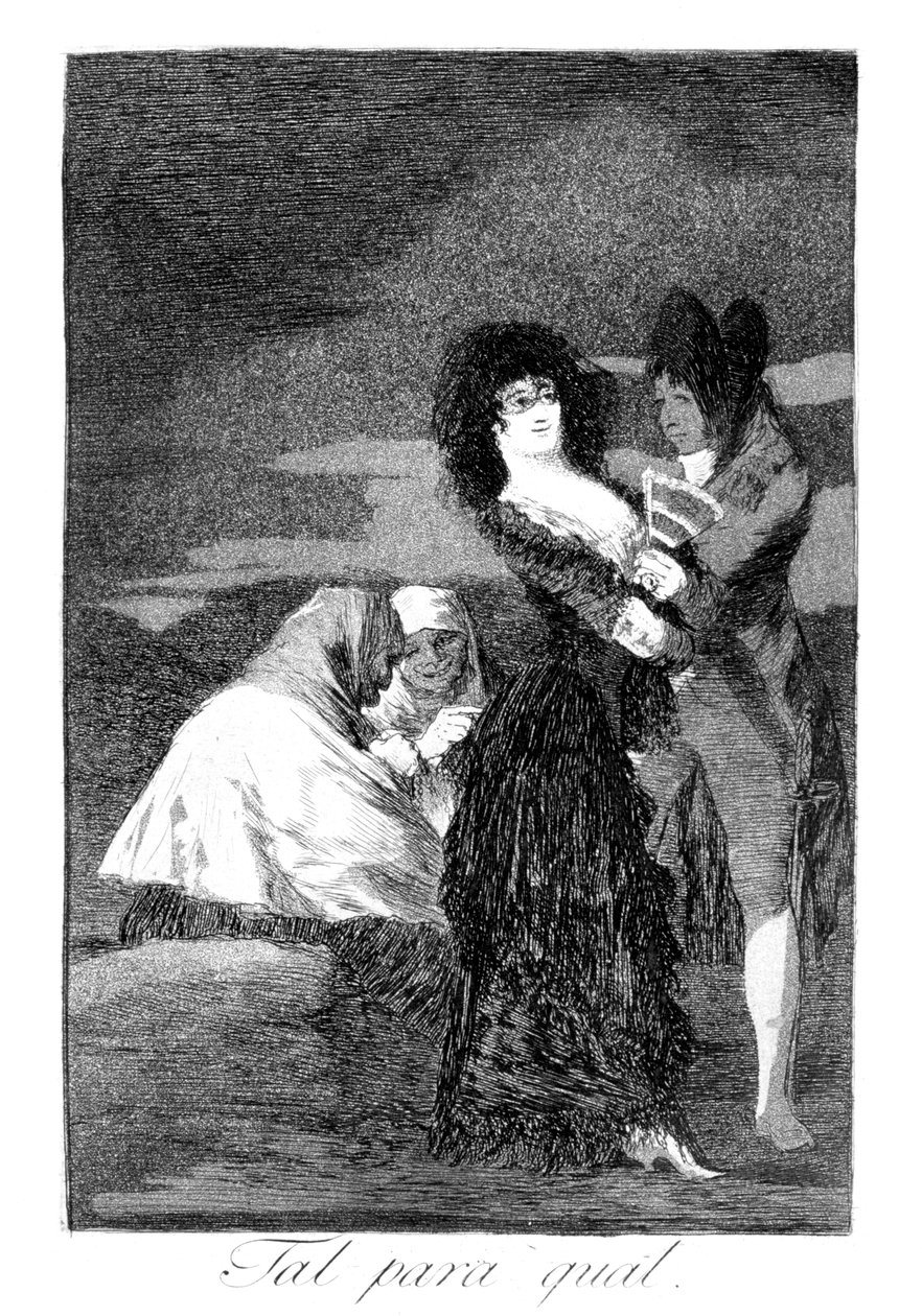 Koningin Maria Luisa Teresa van Parma, Premier van Spanje, 1799 door Francisco de Goya