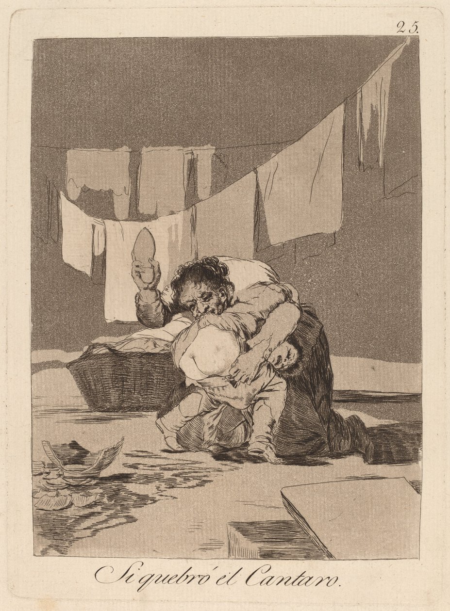 Ja, Hij Brak de Pot door Francisco de Goya