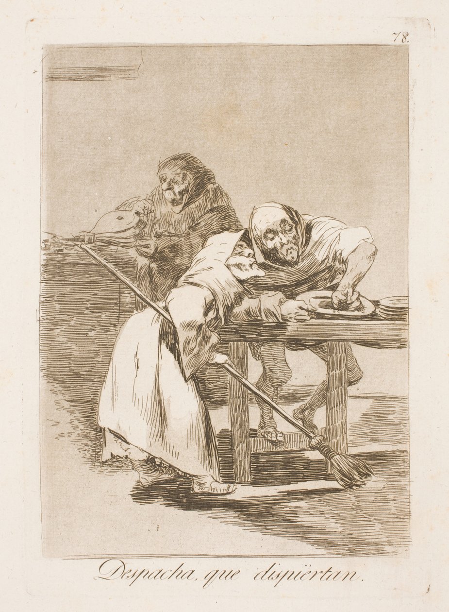 Haast je, ze worden wakker! door Francisco de Goya