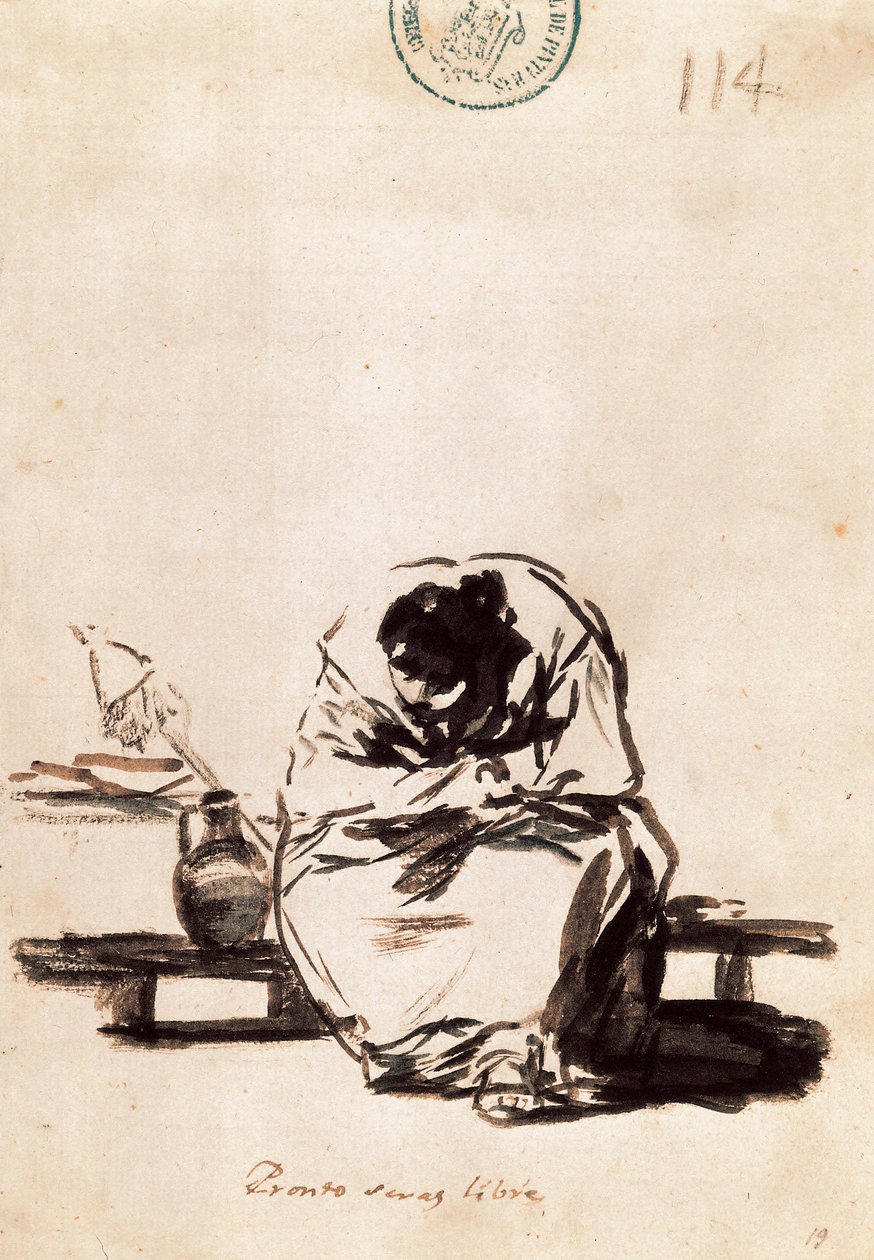 Binnenkort ben je vrij door Francisco de Goya