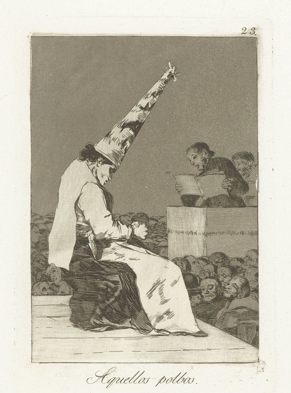Stofdeeltjes door Francisco de Goya