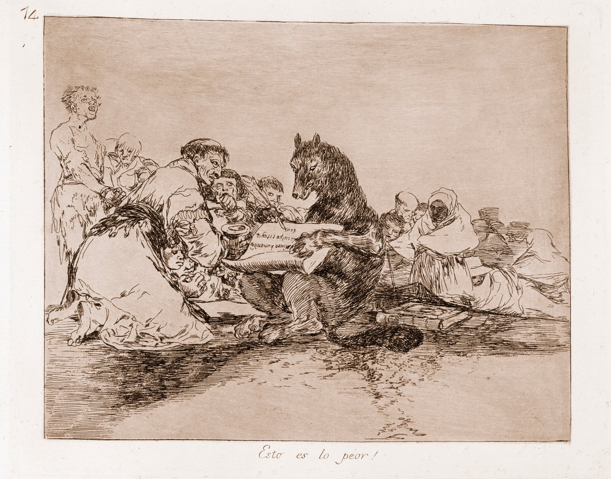 De rampen van de oorlog: Dit is het ergste (ets) door Francisco de Goya