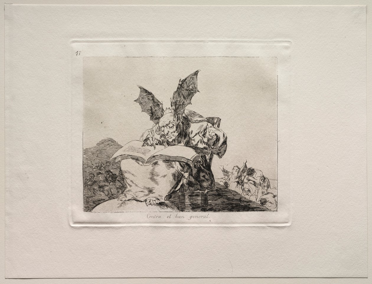 De verschrikkingen van de oorlog: Tegen het algemeen belang door Francisco de Goya