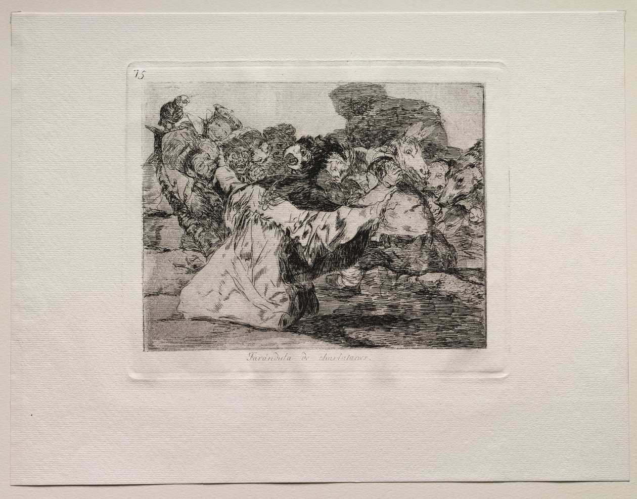 De Verschrikkingen van de Oorlog: Charlatans Show door Francisco de Goya