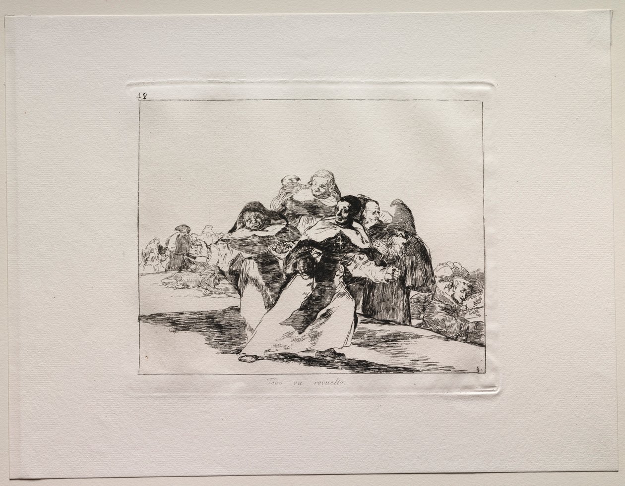De verschrikkingen van de oorlog: Alles is ondersteboven door Francisco de Goya