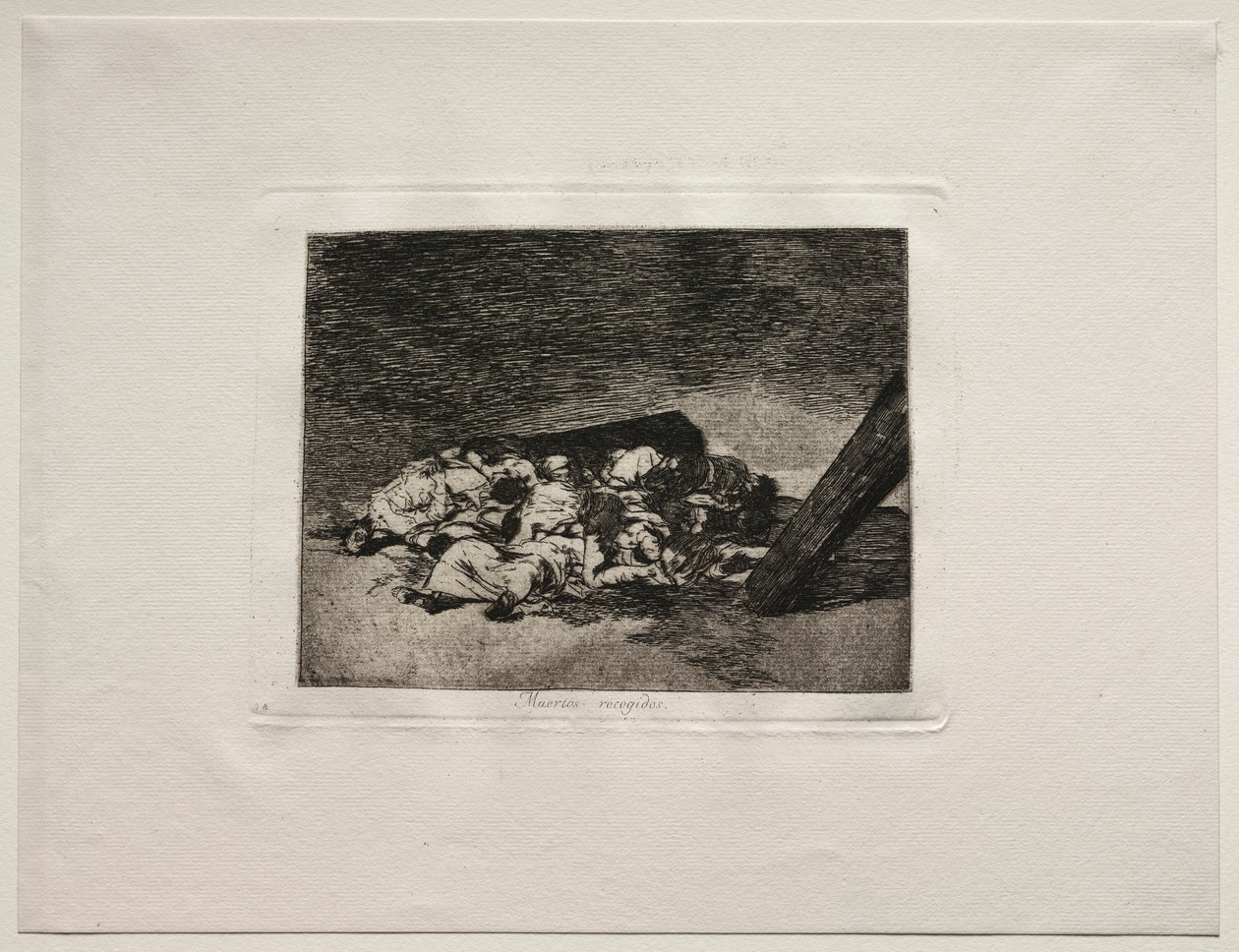De verschrikkingen van de oorlog: Oogst van de doden door Francisco de Goya