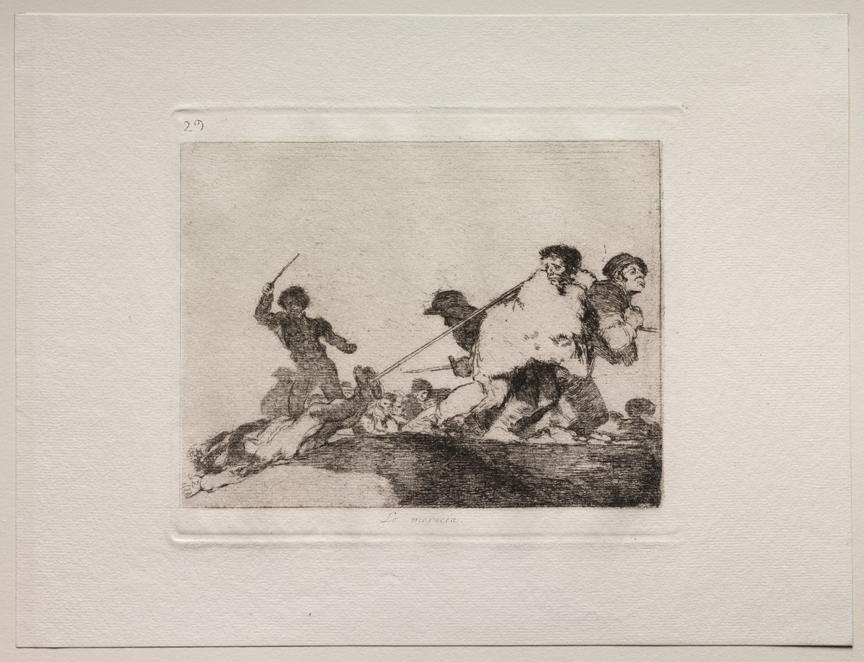 De verschrikkingen van de oorlog: Hij verdiende het door Francisco de Goya