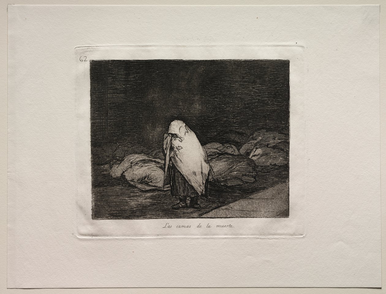De verschrikkingen van de oorlog: De bedden van de dood door Francisco de Goya