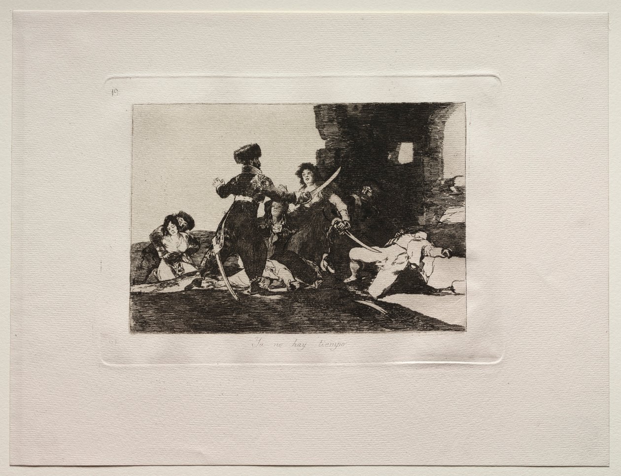 De Verschrikkingen van de Oorlog: Er is nu geen tijd door Francisco de Goya