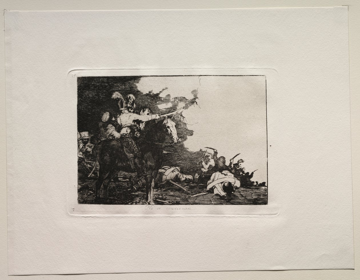 De verschrikkingen van de oorlog: Ze zijn het niet eens door Francisco de Goya