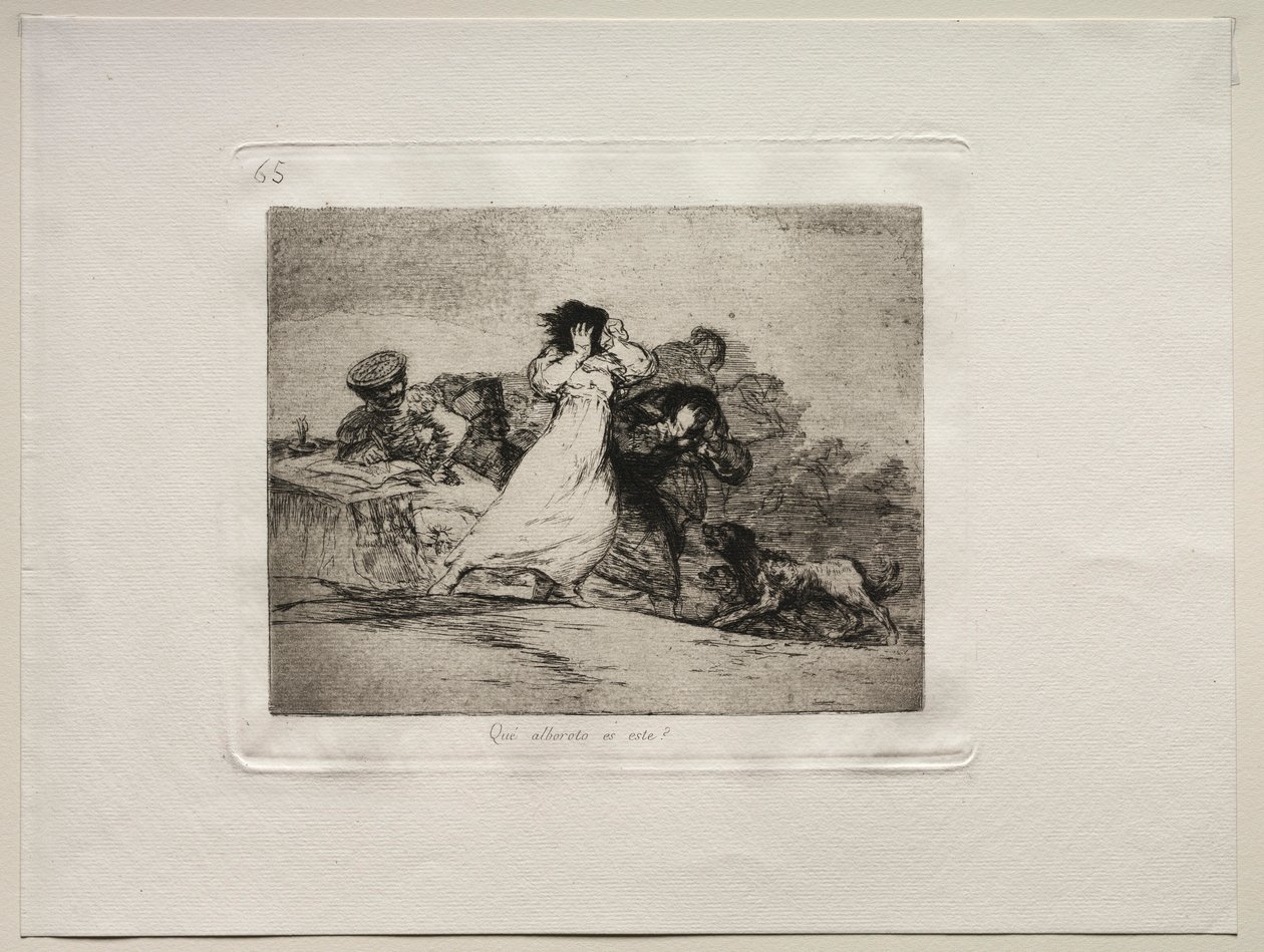 De verschrikkingen van de oorlog: Wat is dit rumoer door Francisco de Goya