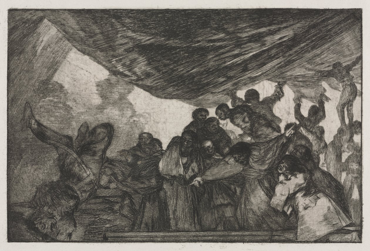 De Spreekwoorden: Duidelijke dwaasheid door Francisco de Goya