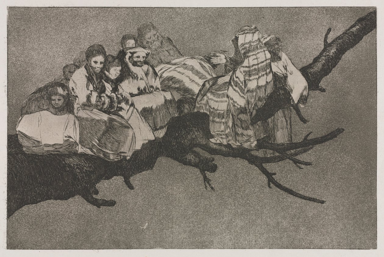 De Spreuken: Belachelijke dwaasheid door Francisco de Goya