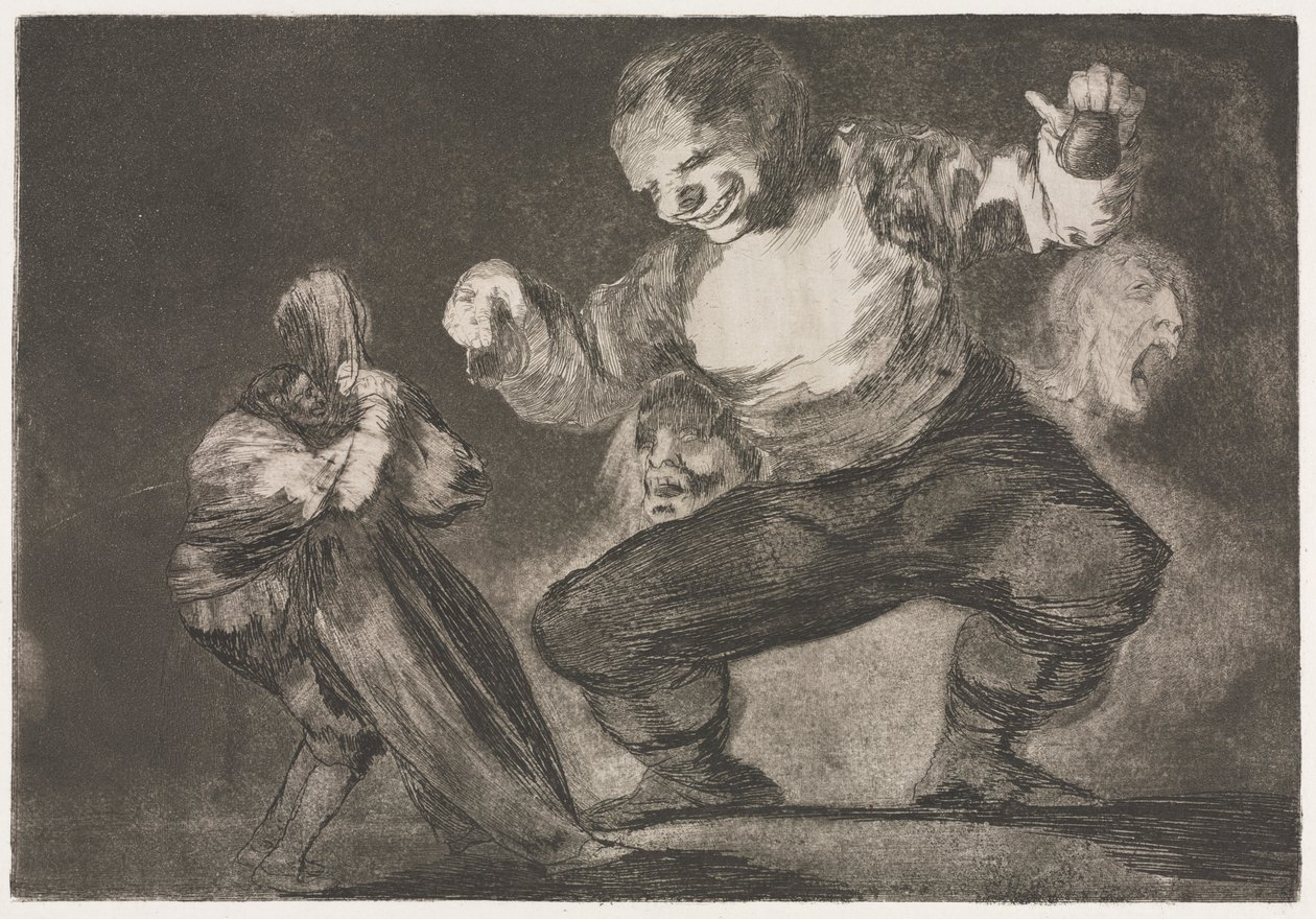 De Spreekwoorden: Simpel, 1864 door Francisco de Goya