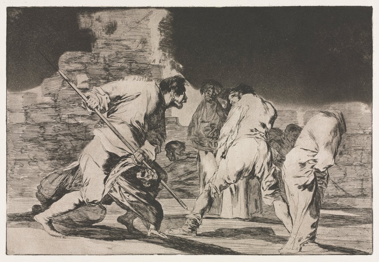 De Spreuken: De Dwaasheid van Woede door Francisco de Goya
