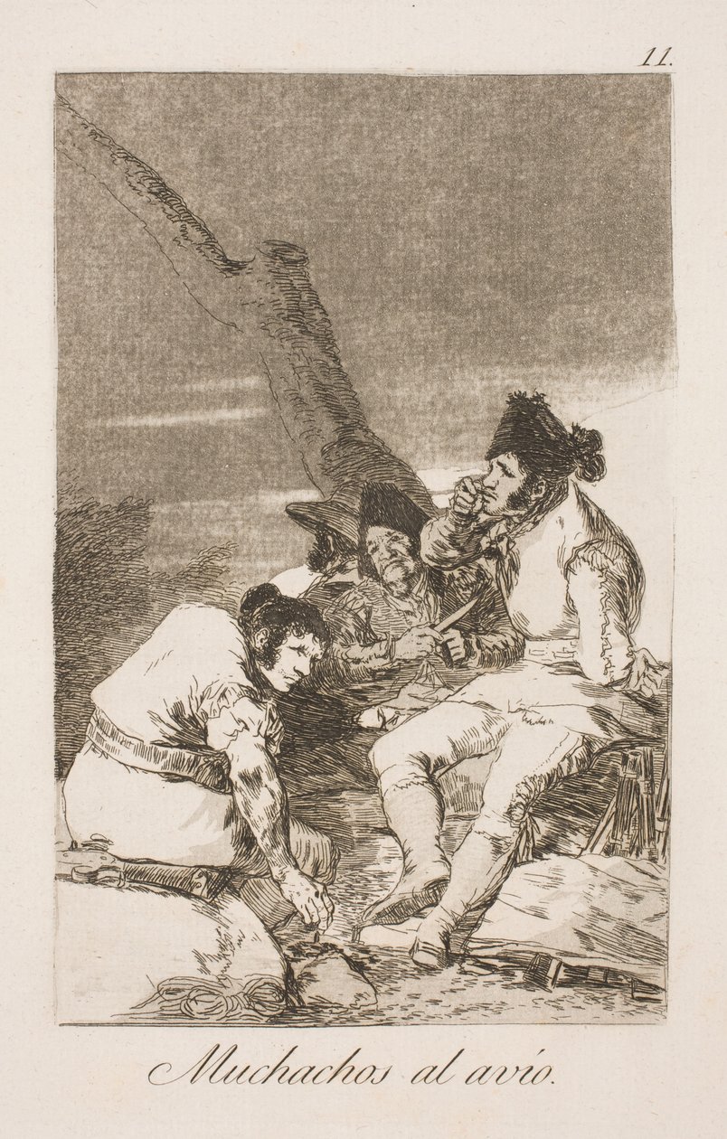 Aan het werk jongens door Francisco de Goya