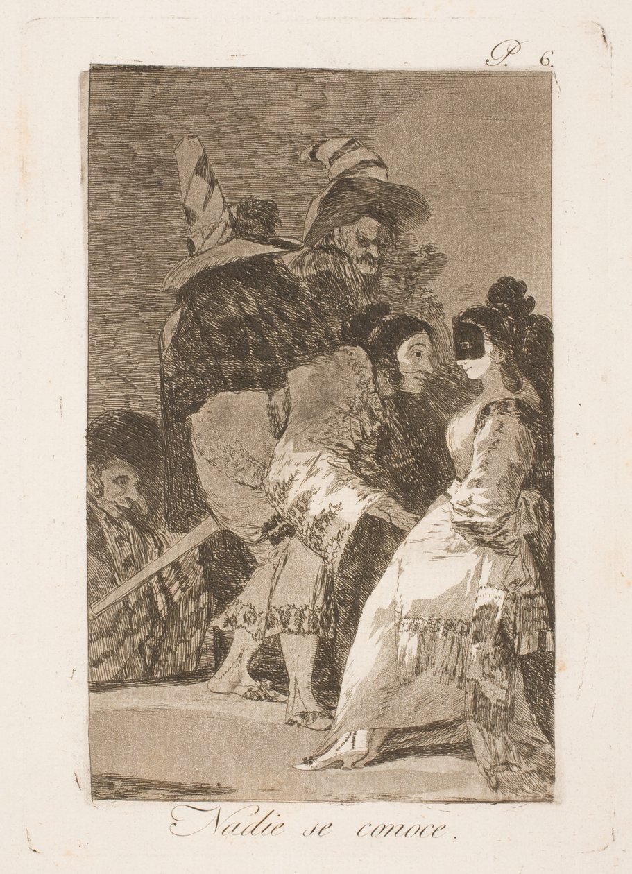 Wij kennen elkaar niet door Francisco de Goya