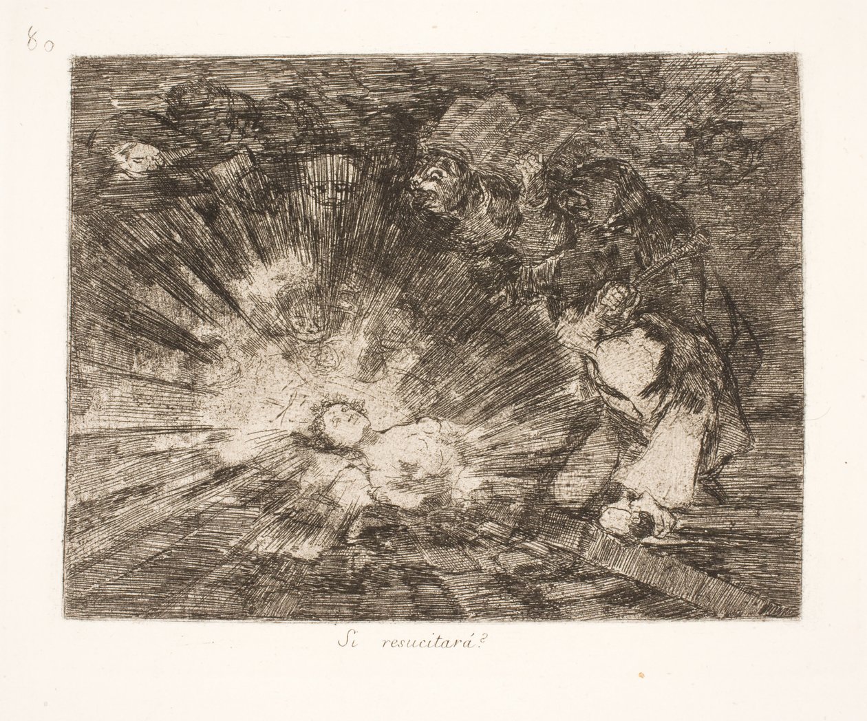 Zal het herrijzen? (80) door Francisco de Goya
