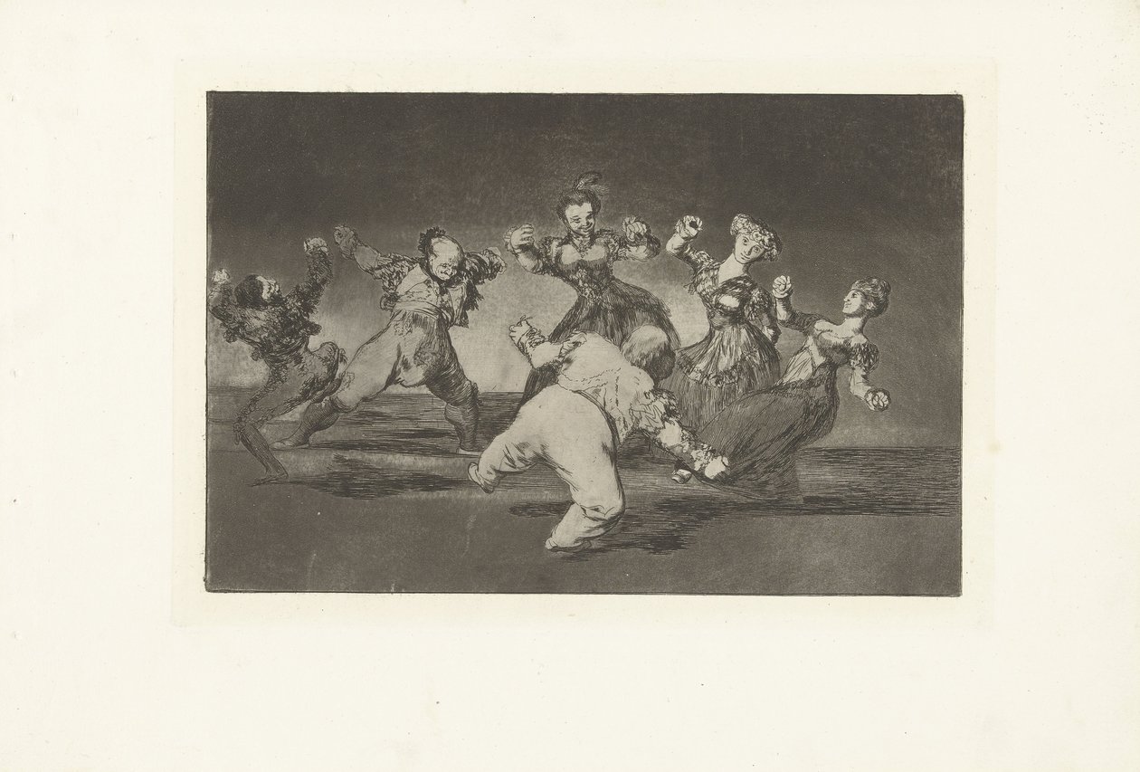 Vrolijke dwaasheid door Francisco de Goya