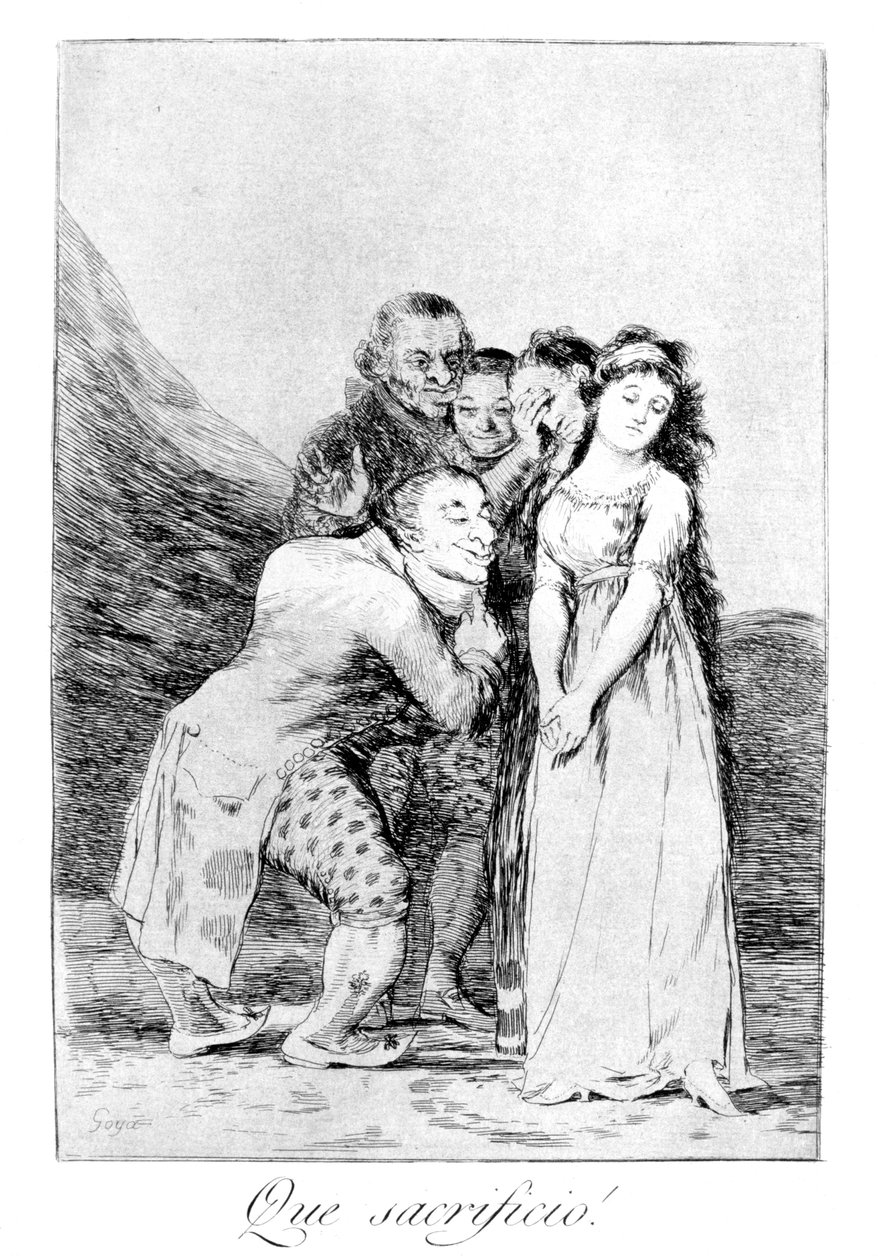 Wat een offer! door Francisco de Goya