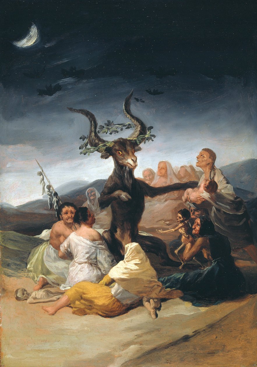 Heksensabbat, 1797-1798 door Francisco de Goya