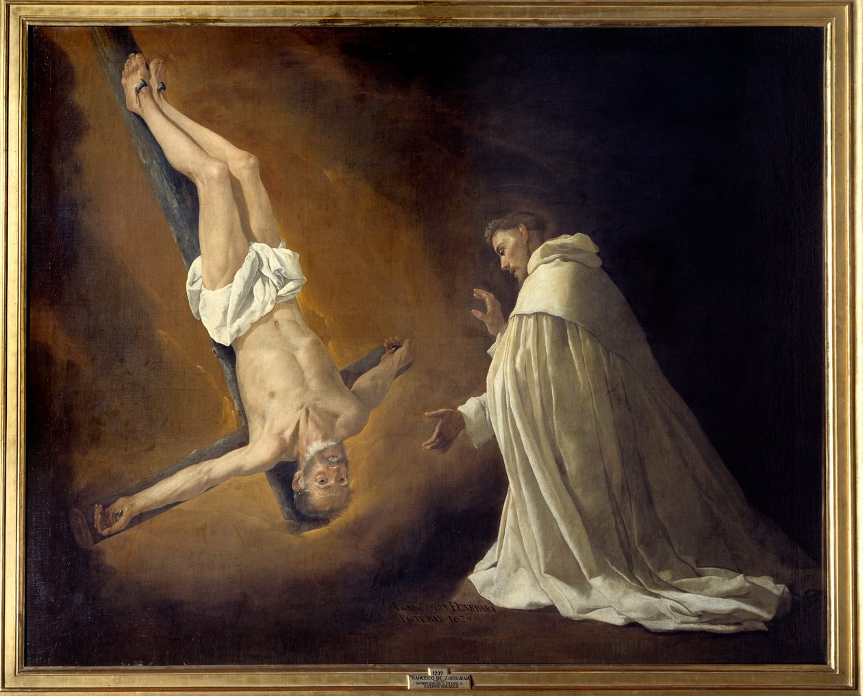 Verschijning van Sint Petrus aan Sint Petrus Nolasque (1189-1256) door Francisco de Zurbaran