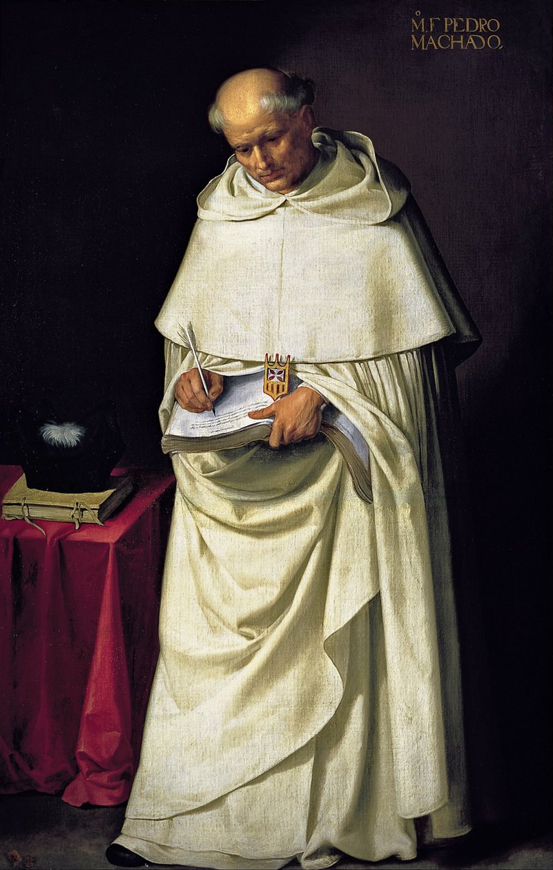 Fray Pedro Machado door Francisco de Zurbaran