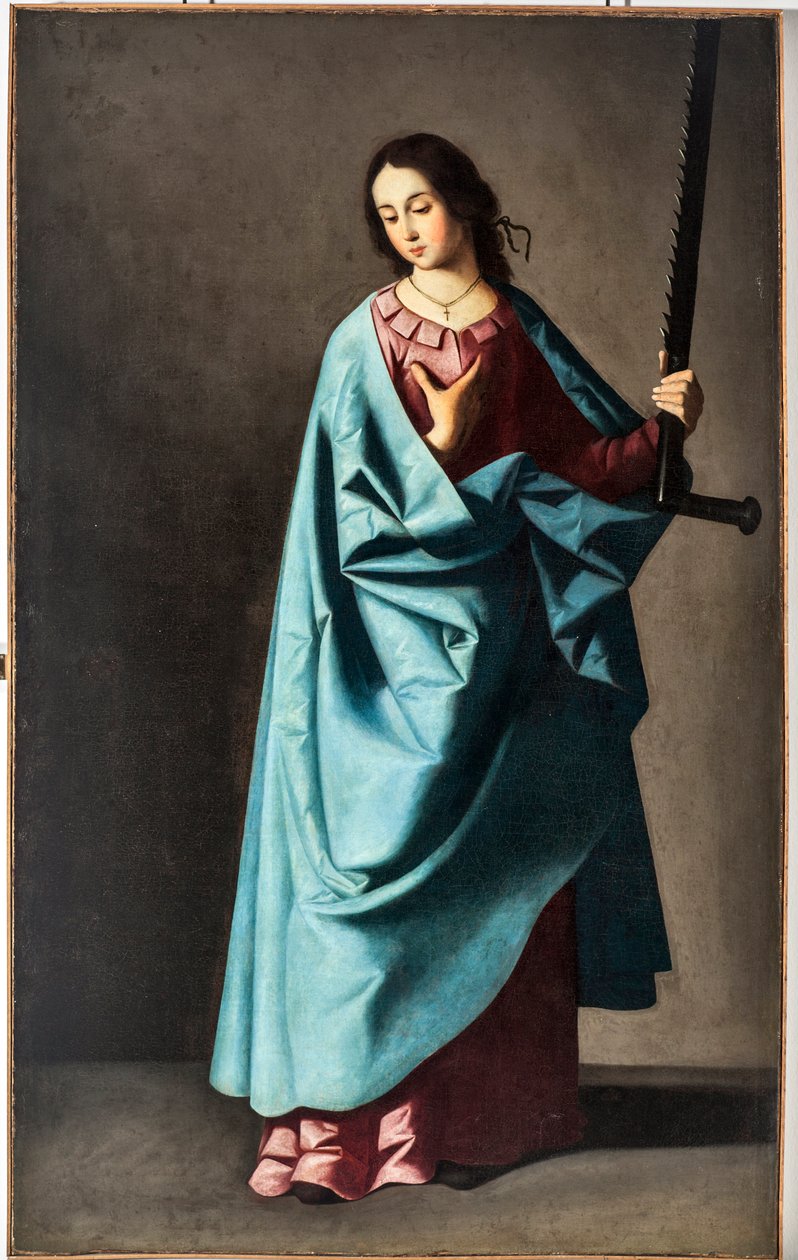 Grote Martelaar Euphemia door Francisco de Zurbaran