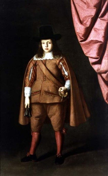 Portret van een Jongen (De Hertog van Medinaceli) door Francisco de Zurbaran