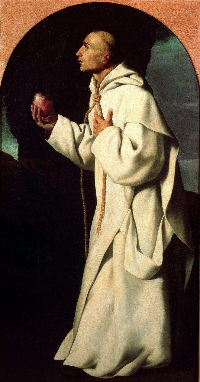 Portret van de vrome John Houghton door Francisco de Zurbaran
