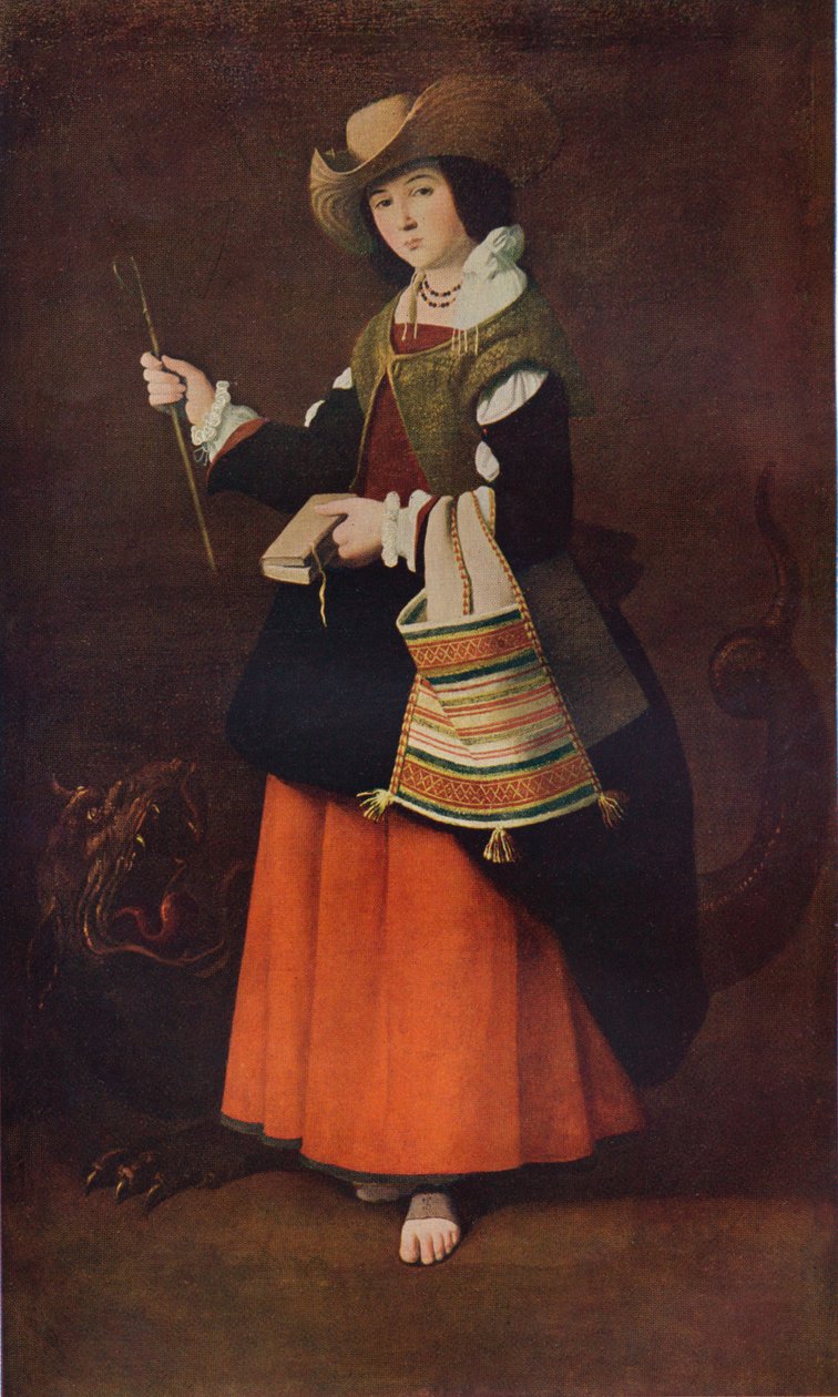 Sint Margaretha van Antiochië door Francisco de Zurbaran
